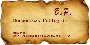 Berbenicza Pellegrin névjegykártya